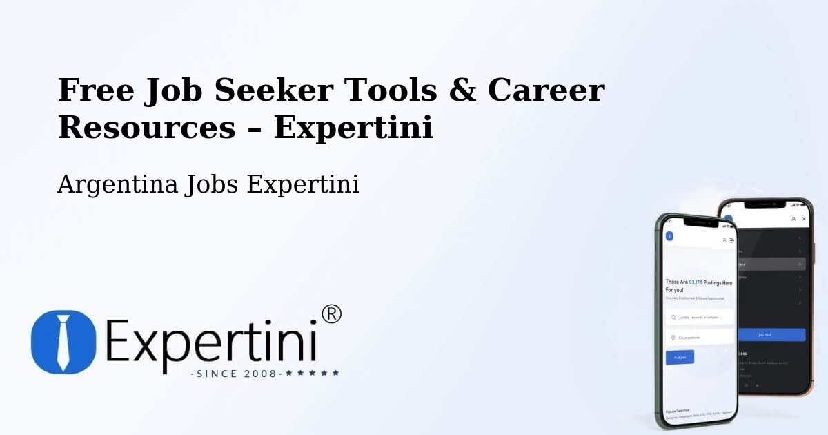 Free Job Seeker Tools & Career Resources – San Juan - San Juan, Argentina Jobs Expertini