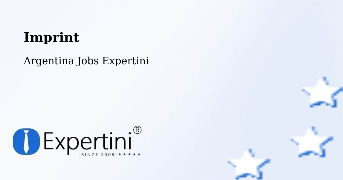 Imprint – San Juan - Argentina Jobs Expertini